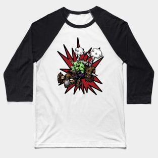 Goblin Hotrod Car Baseball T-Shirt